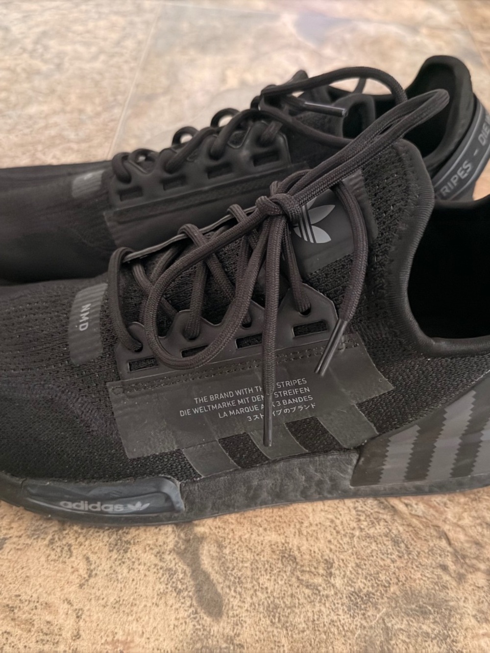 Adidas NMD_R1 v2 Shoes - Blacked Out